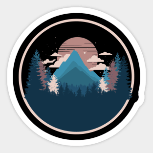 Forest view Sticker